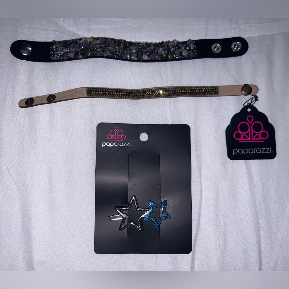 Paparazzi Bracelet & Hair Clip Bundle!
